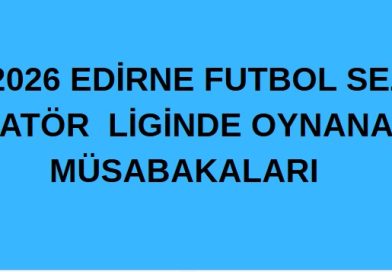 1 AAMTÖR LİGİNDE OYNANACAK MÜSABAKALAR