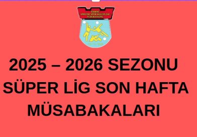 SÜPER LİGİNDE OYNANAN SON HAFTA SONUÇLARI